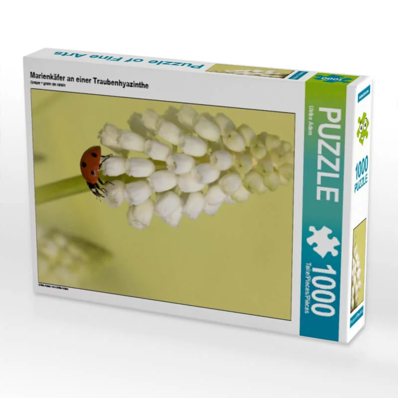 Marienkäfer an einer Traubenhyazinthe - Puzzle