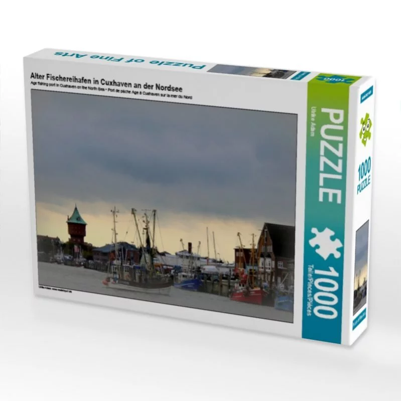 Alter Fischereihafen in Cuxhaven an der Nordsee - Puzzle